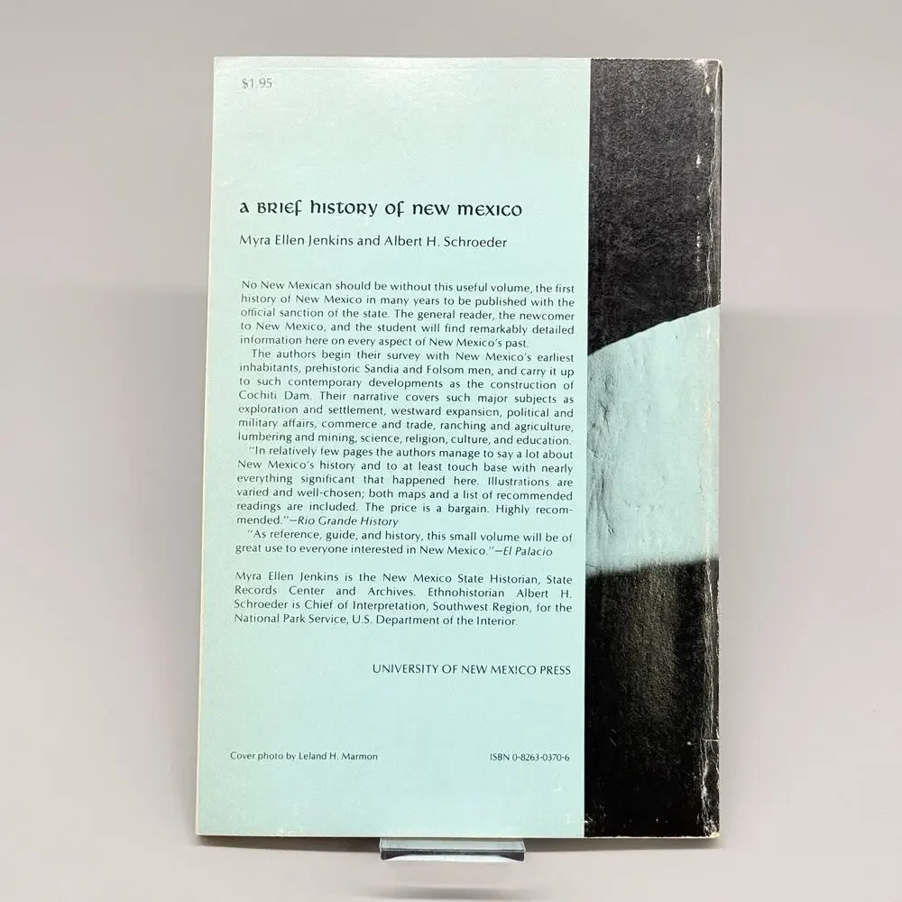 A Brief History of New Mexico 1977 Second Printing Paperback Book